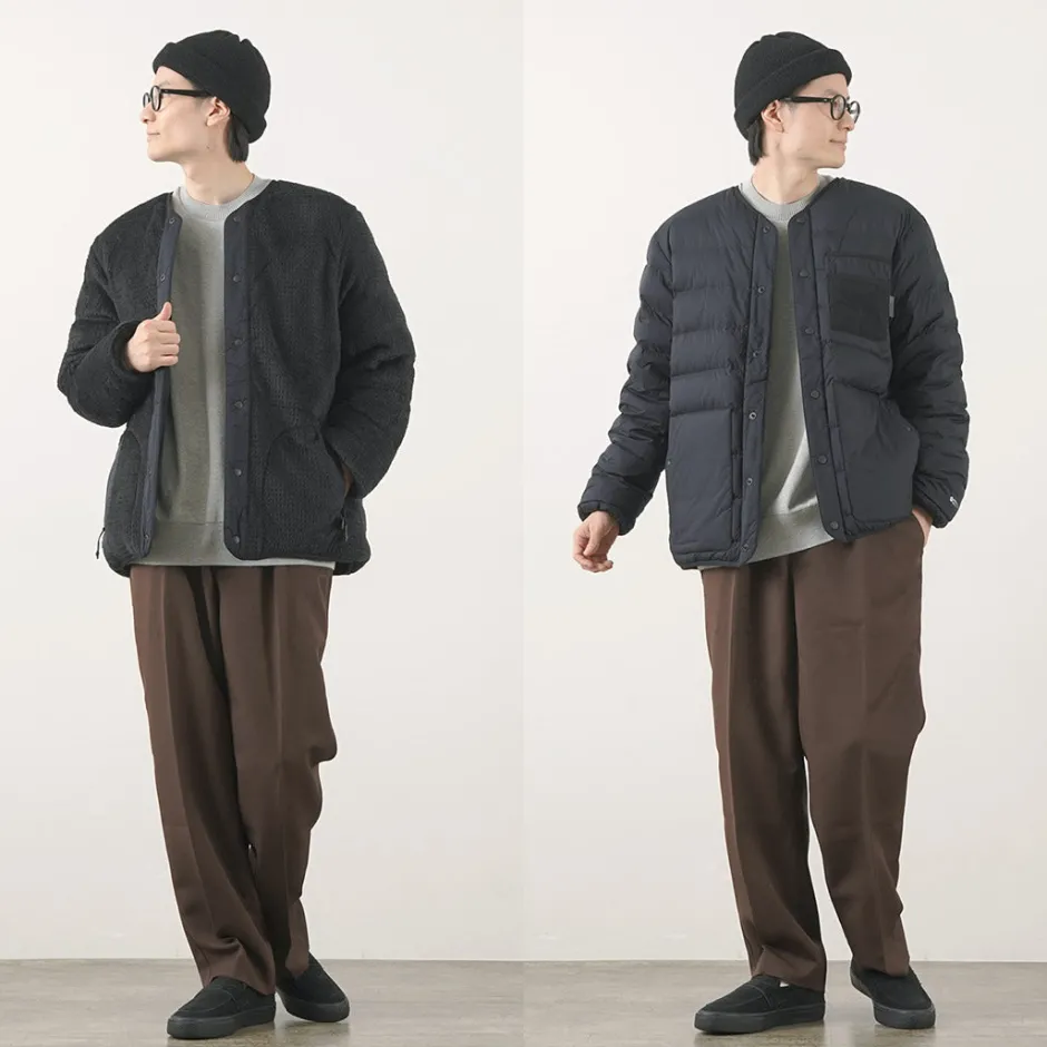 Down Wear^ALLIED FEATHER + DOWN / Reversible Down Cardigan