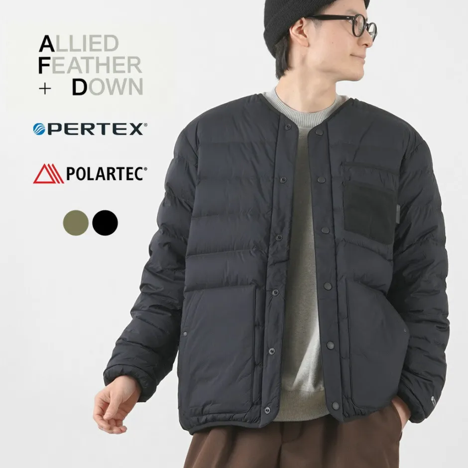 Down Wear^ALLIED FEATHER + DOWN / Reversible Down Cardigan
