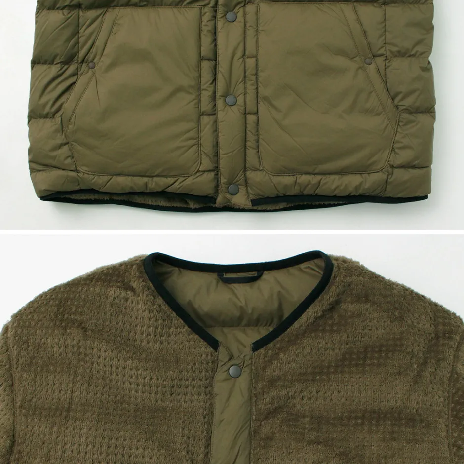 Down Wear^ALLIED FEATHER + DOWN / Reversible Down Cardigan
