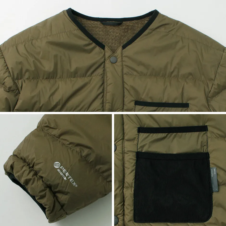 Down Wear^ALLIED FEATHER + DOWN / Reversible Down Cardigan