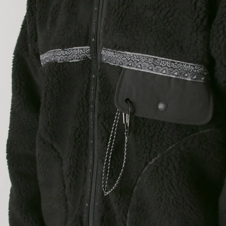 Jackets^AND WANDER / Gramicci Jacquard Tape Fleece Jacket