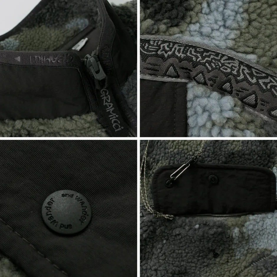 Jackets^AND WANDER / Gramicci Jacquard Tape Fleece Jacket