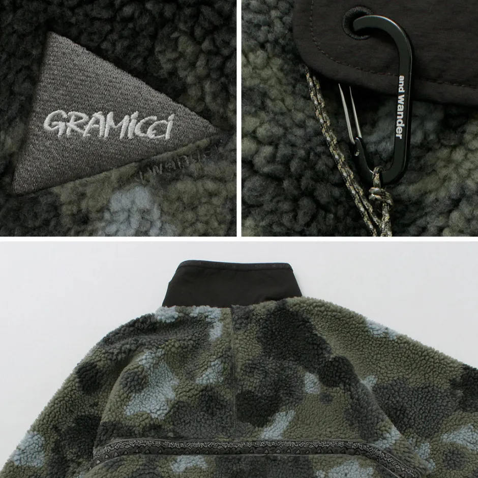 Jackets^AND WANDER / Gramicci Jacquard Tape Fleece Jacket
