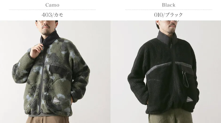 Jackets^AND WANDER / Gramicci Jacquard Tape Fleece Jacket