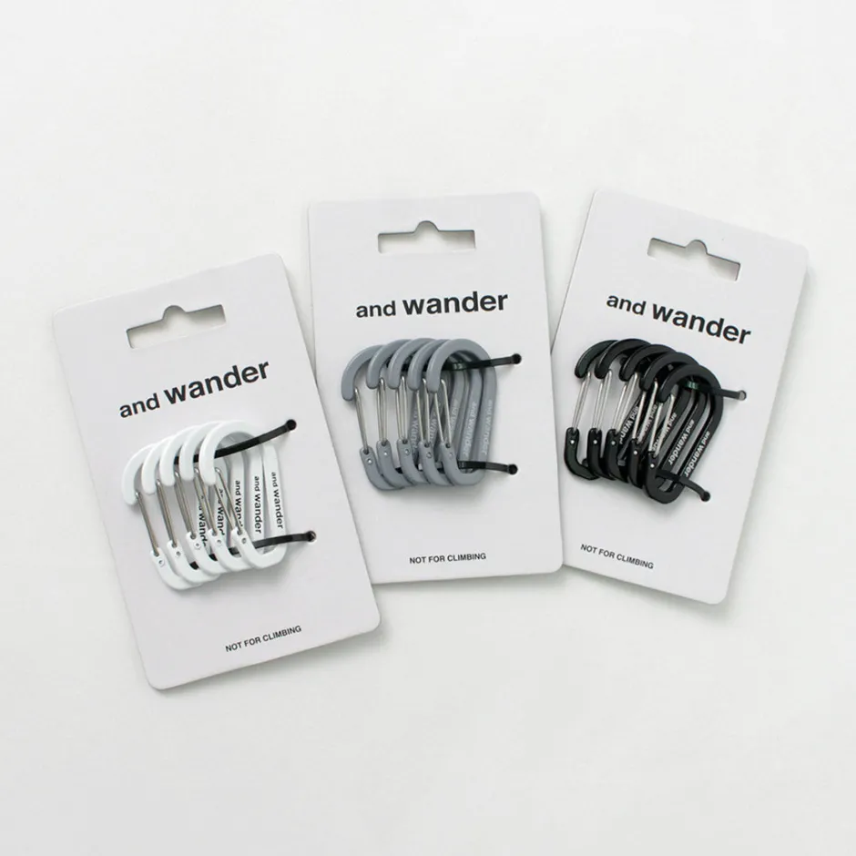 Other Goods^AND WANDER / Mini carabiner set