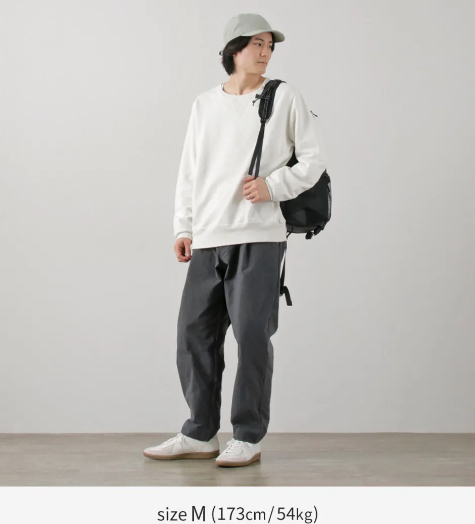 Work Pants & Chinos^AND WANDER / Nylon Chino Tucked Tapered Pants