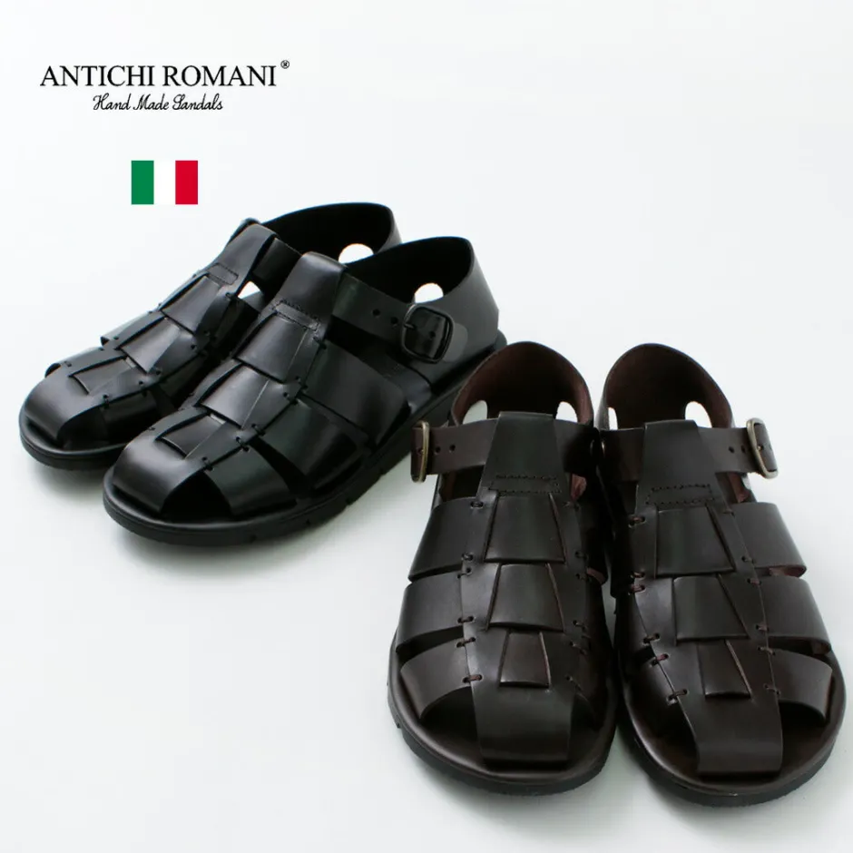 Sandals^ANTICHI ROMANI / Leather Gurkha sandals