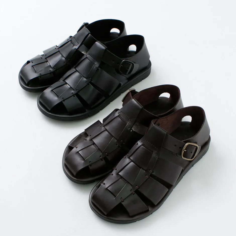 Sandals^ANTICHI ROMANI / Leather Gurkha sandals