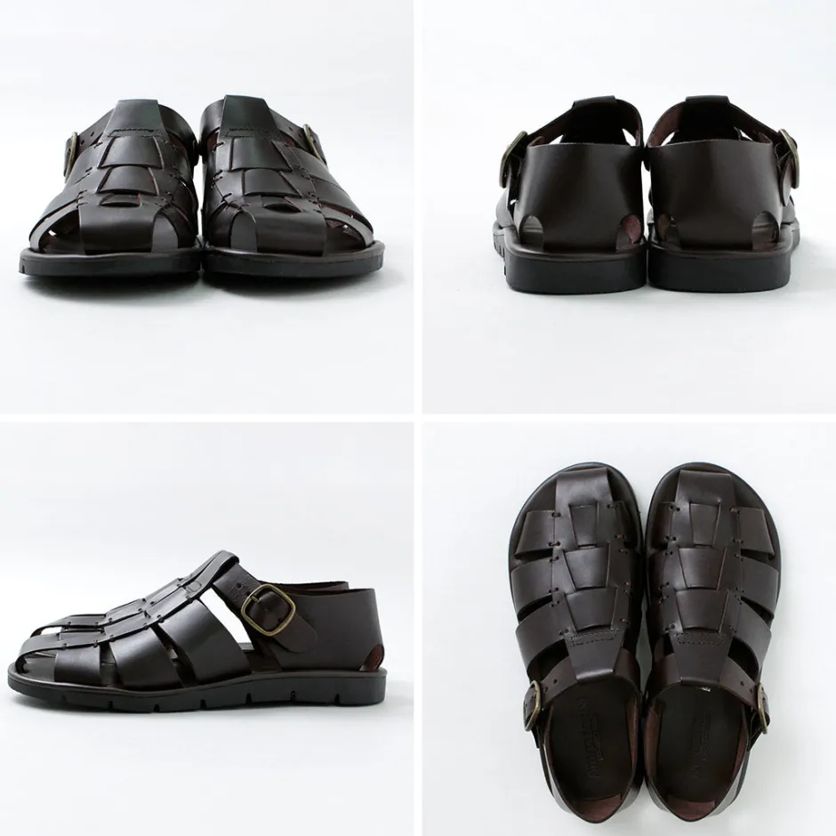 Sandals^ANTICHI ROMANI / Leather Gurkha sandals