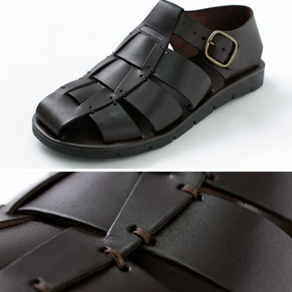 Sandals^ANTICHI ROMANI / Leather Gurkha sandals