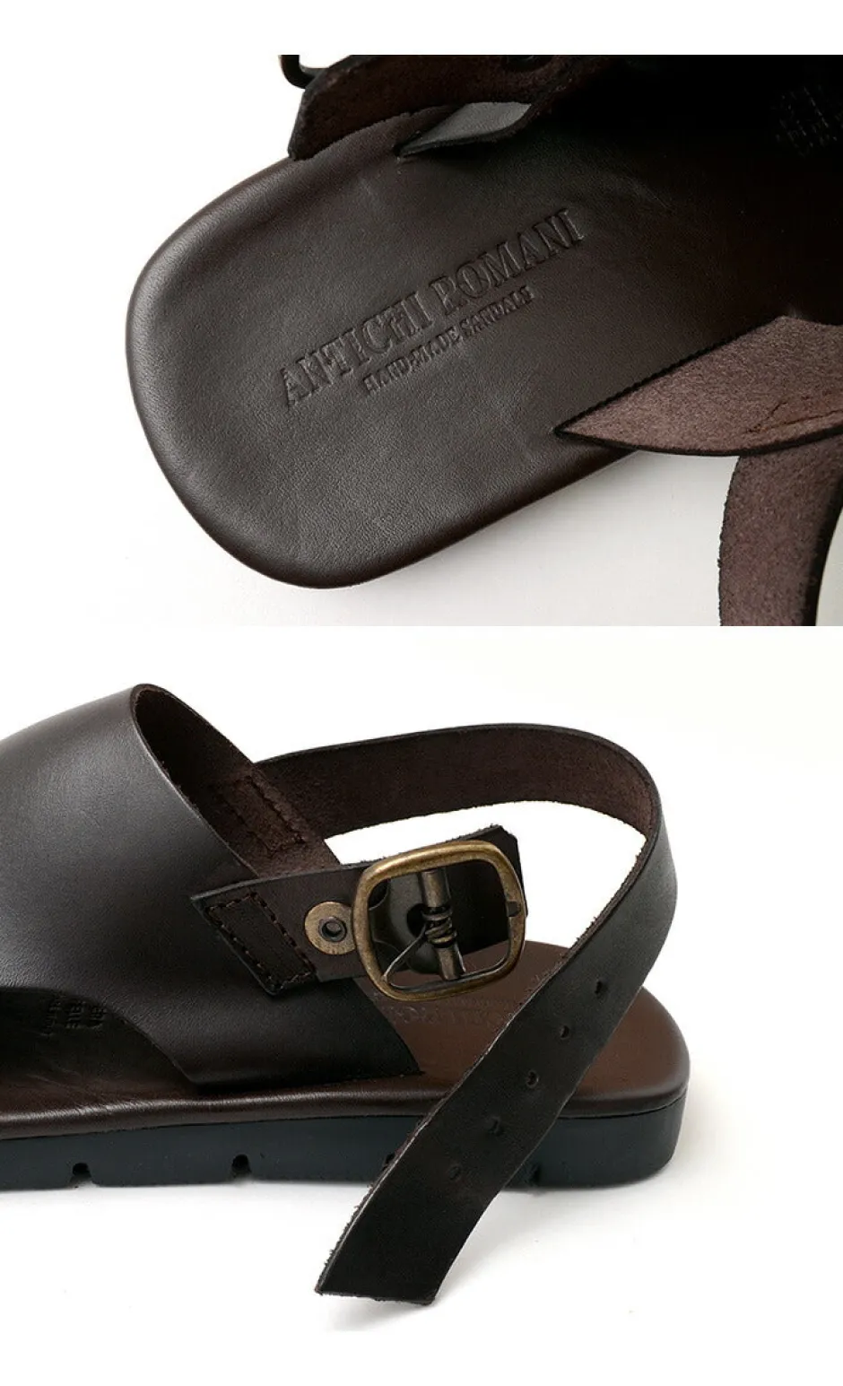 Sandals^ANTICHI ROMANI / Leather Sandals