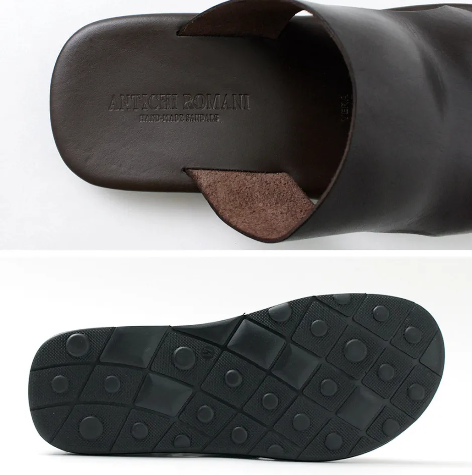 Sandals^ANTICHI ROMANI / Leather slide sandal