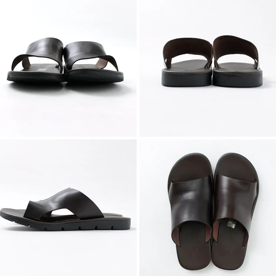 Sandals^ANTICHI ROMANI / Leather slide sandal