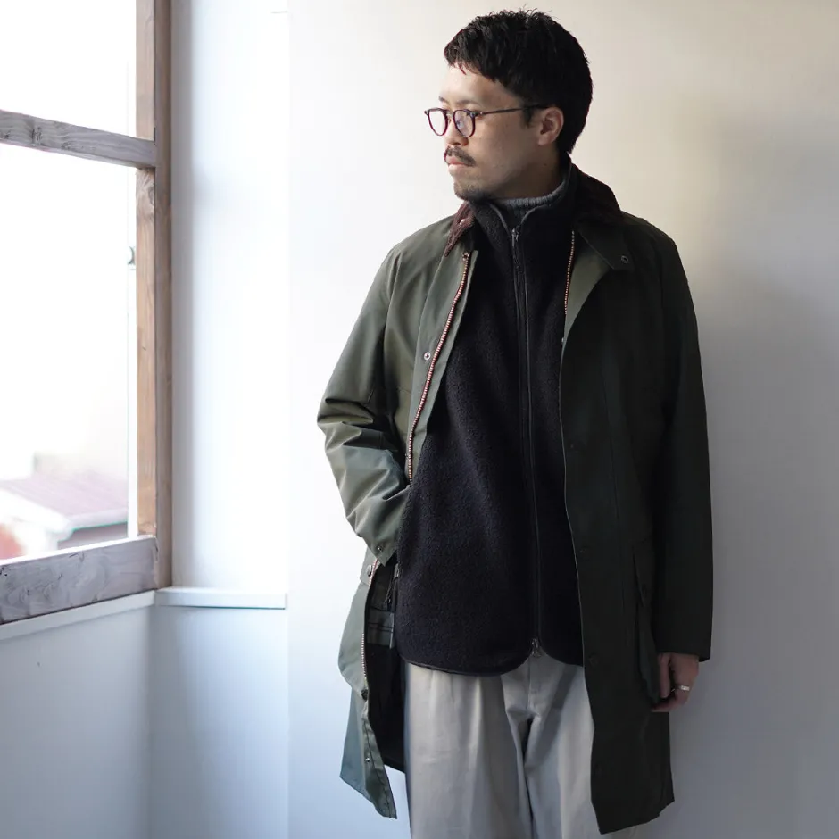 Jackets^AXESQUIN / Wool Boa Vest black