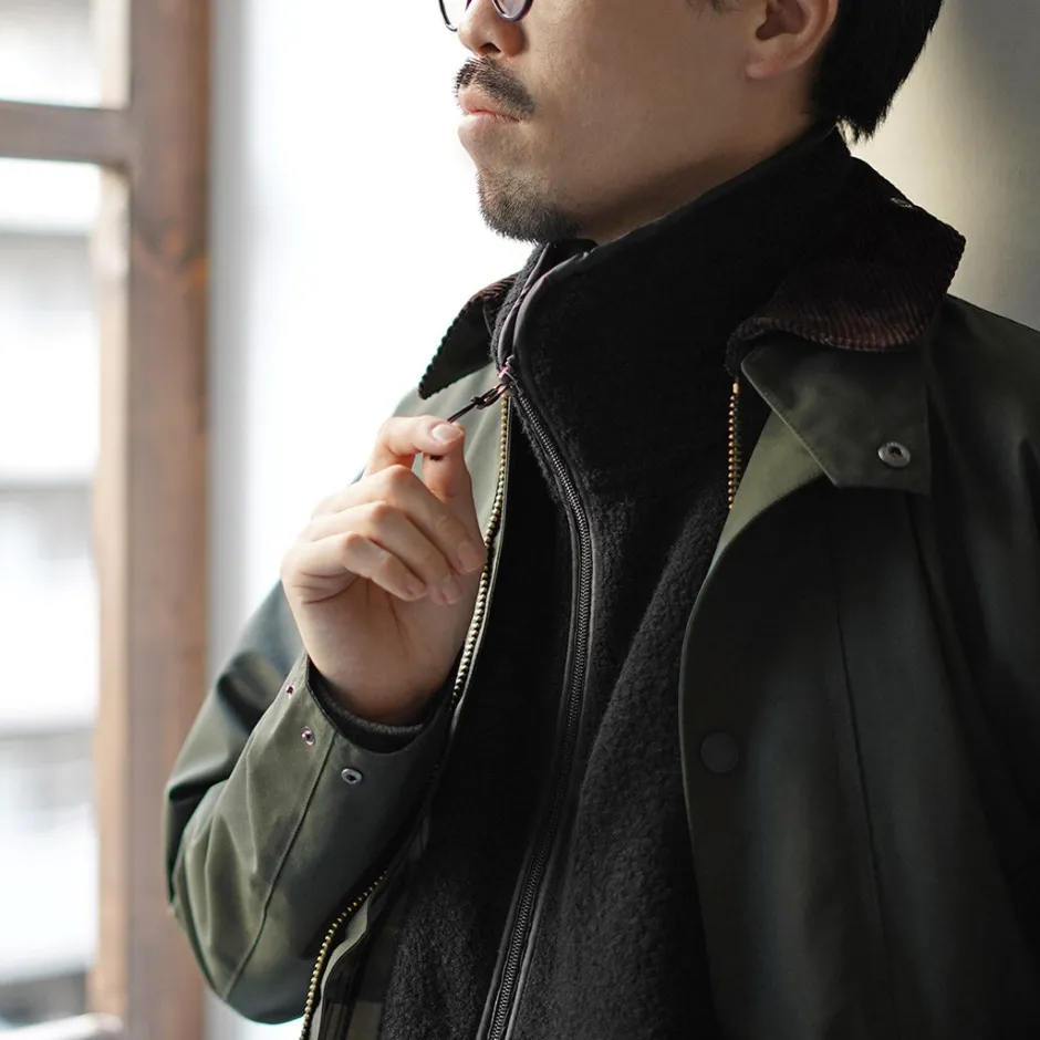 Jackets^AXESQUIN / Wool Boa Vest black