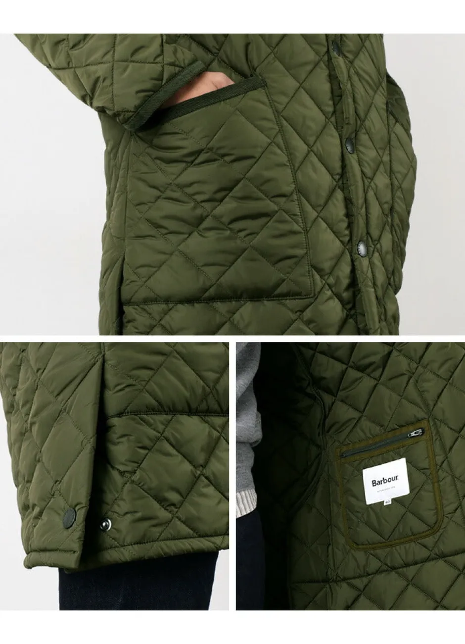 Jackets^BARBOUR / Ritzdale long nylon quilted jacket
