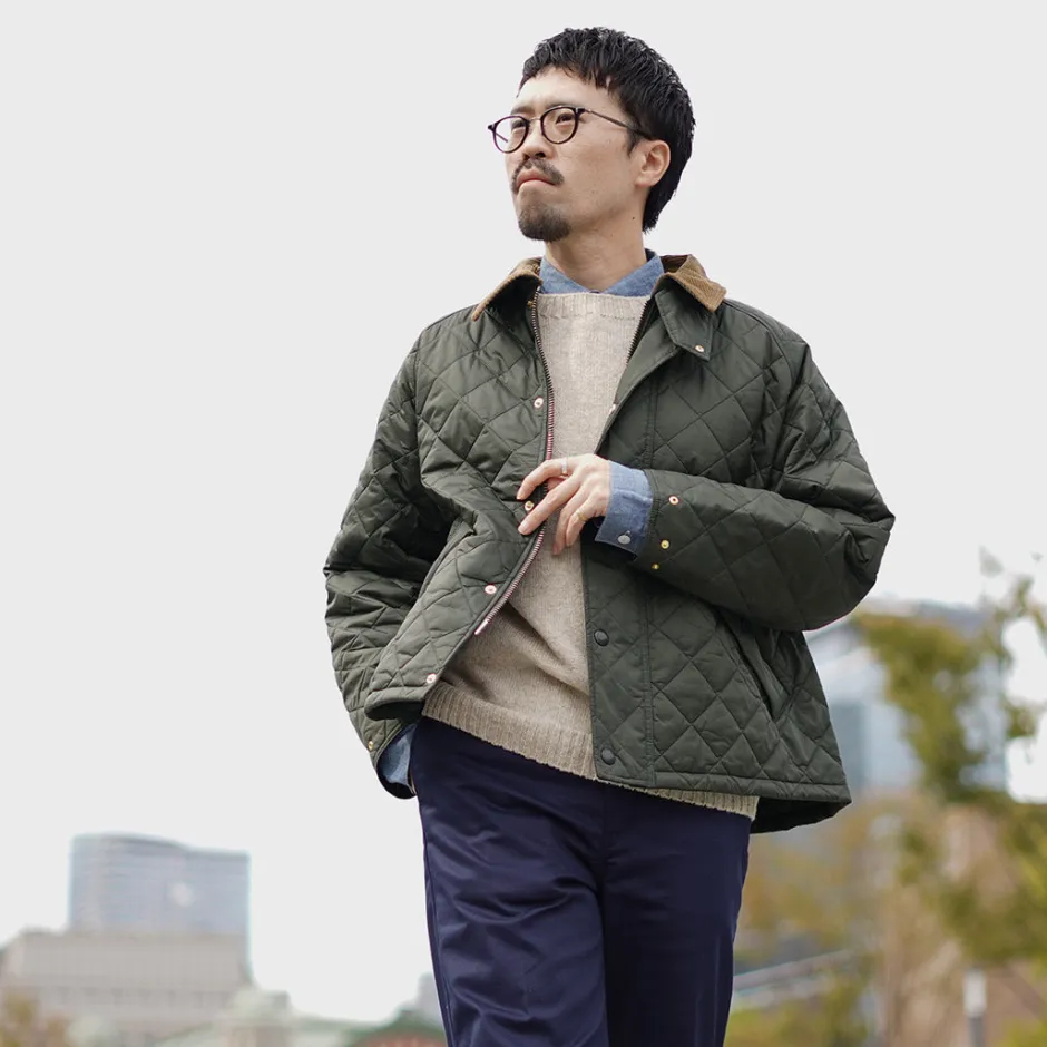 Jackets^BARBOUR / 130th Anniversary Quilted Transport Jacket green