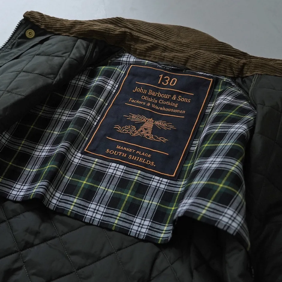 Jackets^BARBOUR / 130th Anniversary Quilted Transport Jacket green