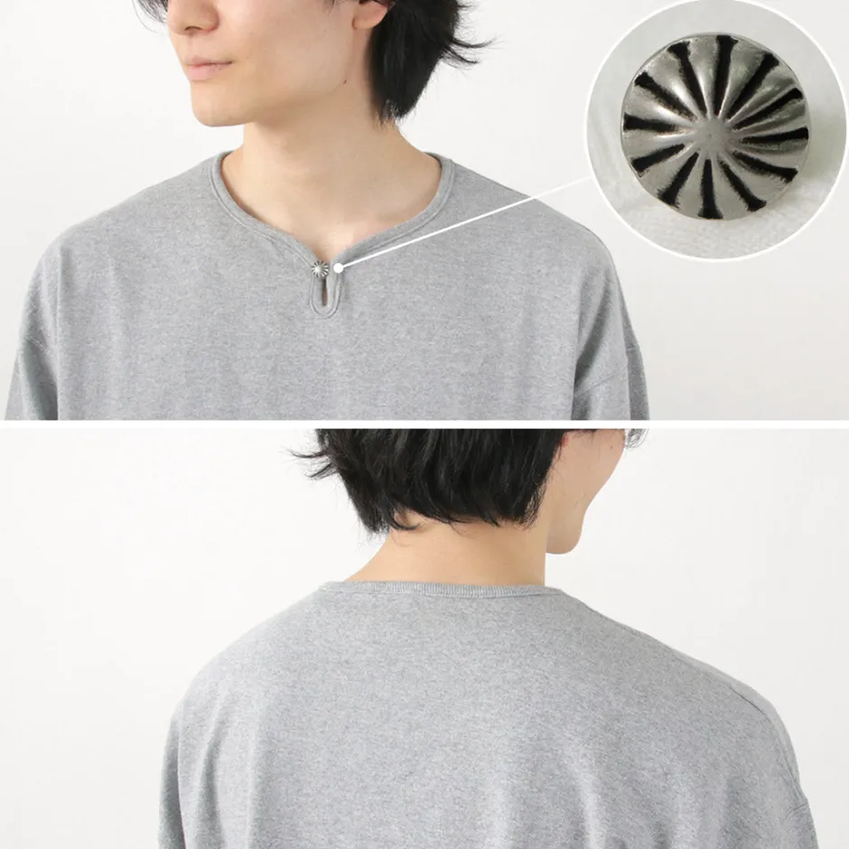 T-Shirts^BARNS / Big Cozun knitiing Concho Long Sleeve T-Shirt