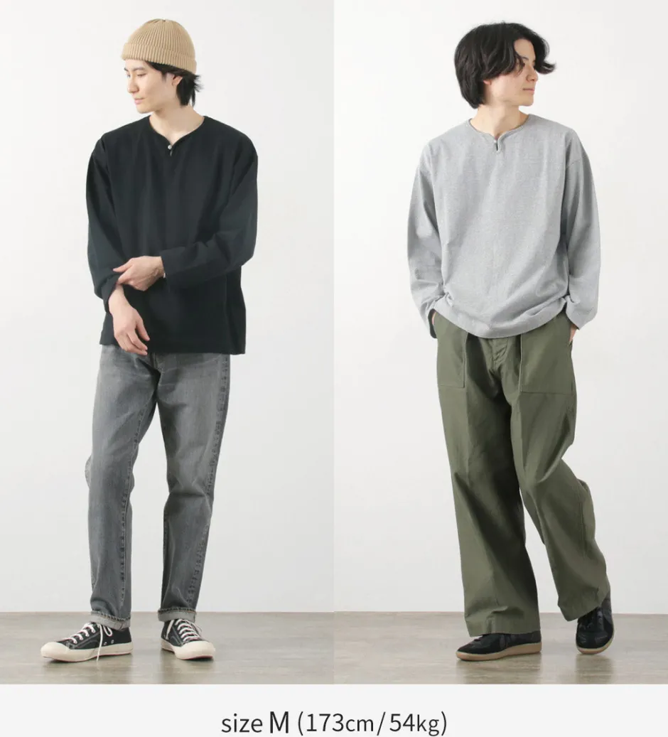 T-Shirts^BARNS / Big Cozun knitiing Concho Long Sleeve T-Shirt