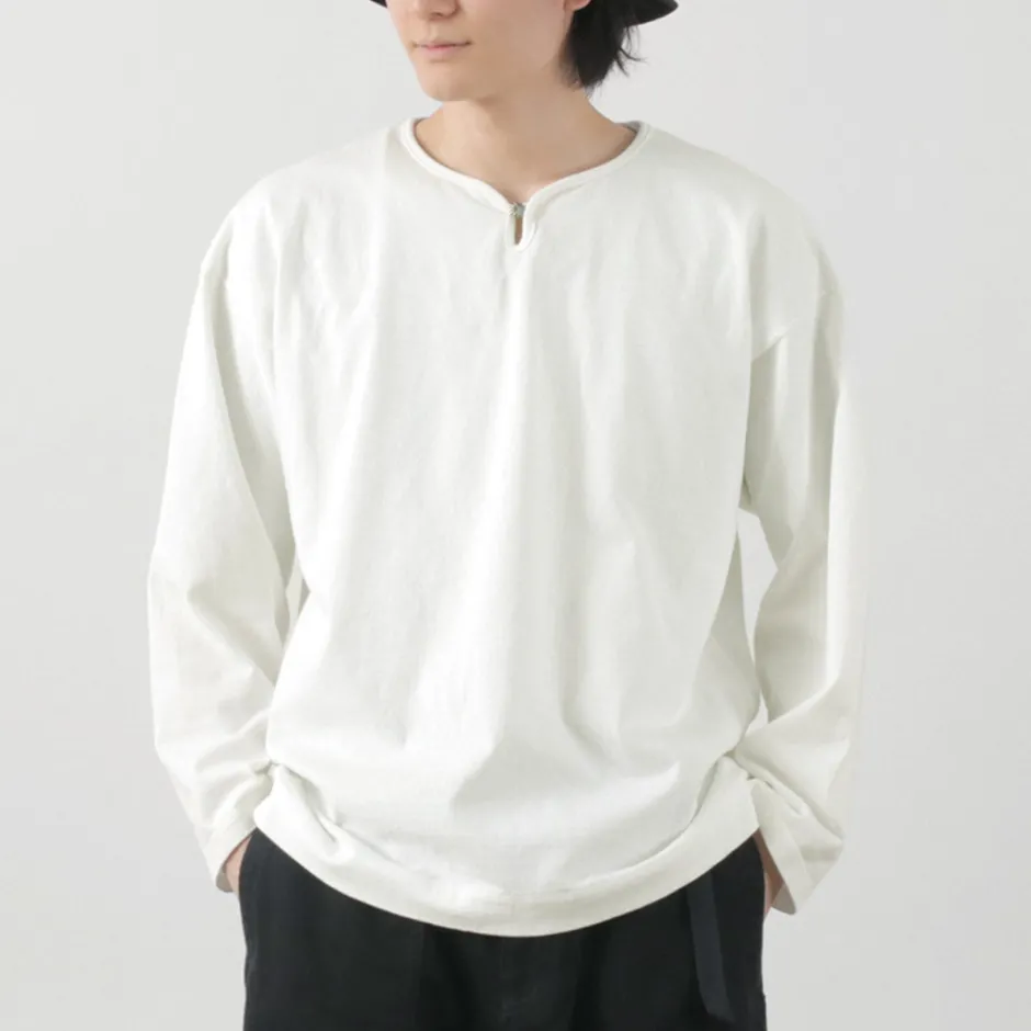 T-Shirts^BARNS / Big Cozun knitiing Concho Long Sleeve T-Shirt