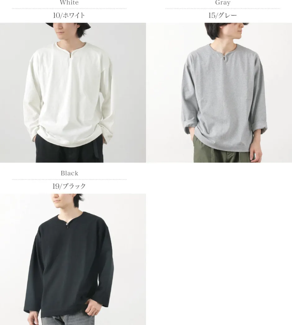 T-Shirts^BARNS / Big Cozun knitiing Concho Long Sleeve T-Shirt