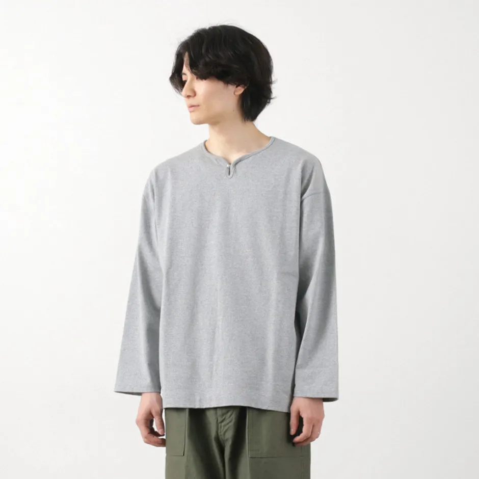 T-Shirts^BARNS / Big Cozun knitiing Concho Long Sleeve T-Shirt