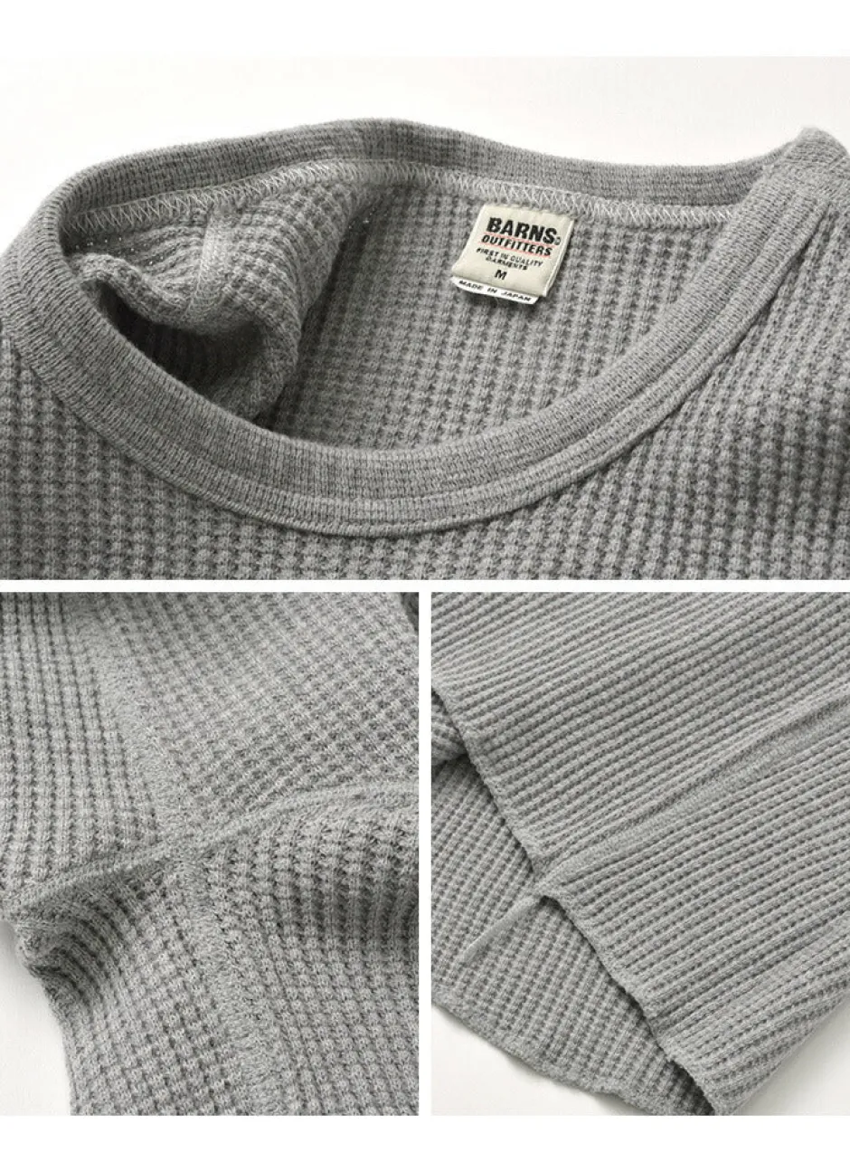 T-Shirts^BARNS / BR-3050 Big Waffle Long Sleeve Thermal / T-shirt