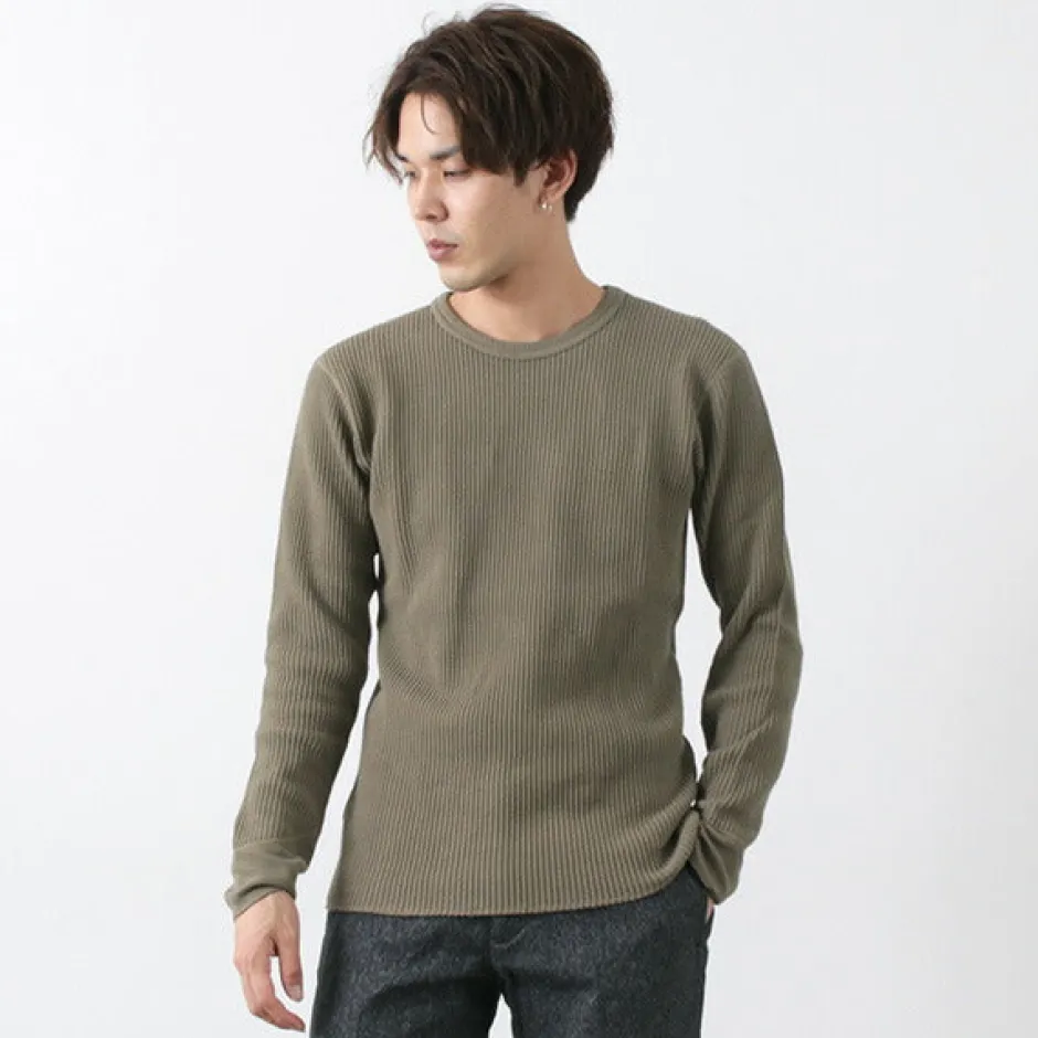 T-Shirts^BARNS / BR-3050 Big Waffle Long Sleeve Thermal / T-shirt