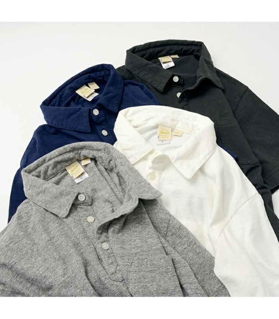 T-Shirts^BARNS / BR-1006 Hanging Jersey Short Sleeve Polo Shirt