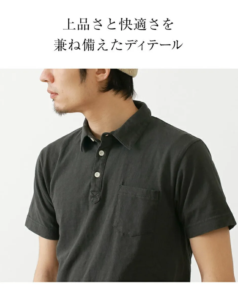 T-Shirts^BARNS / BR-1006 Hanging Jersey Short Sleeve Polo Shirt