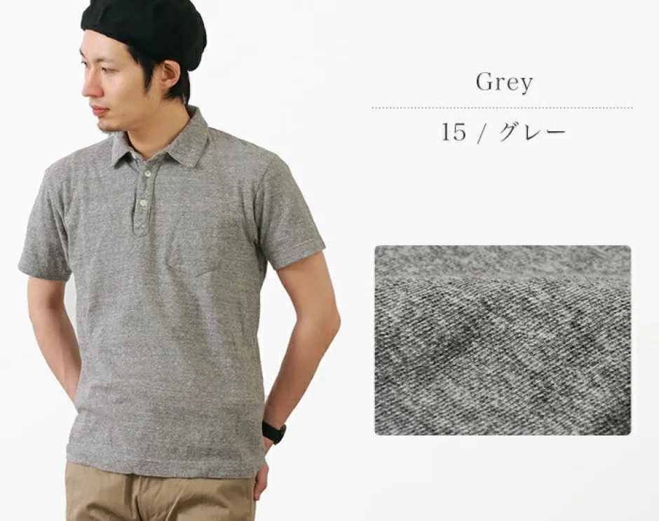 T-Shirts^BARNS / BR-1006 Hanging Jersey Short Sleeve Polo Shirt