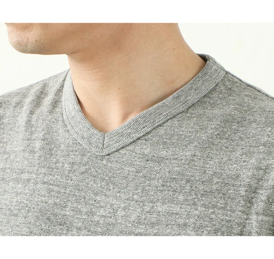 T-Shirts^BARNS / BR-1101 Hanging jersey S/S V-neck