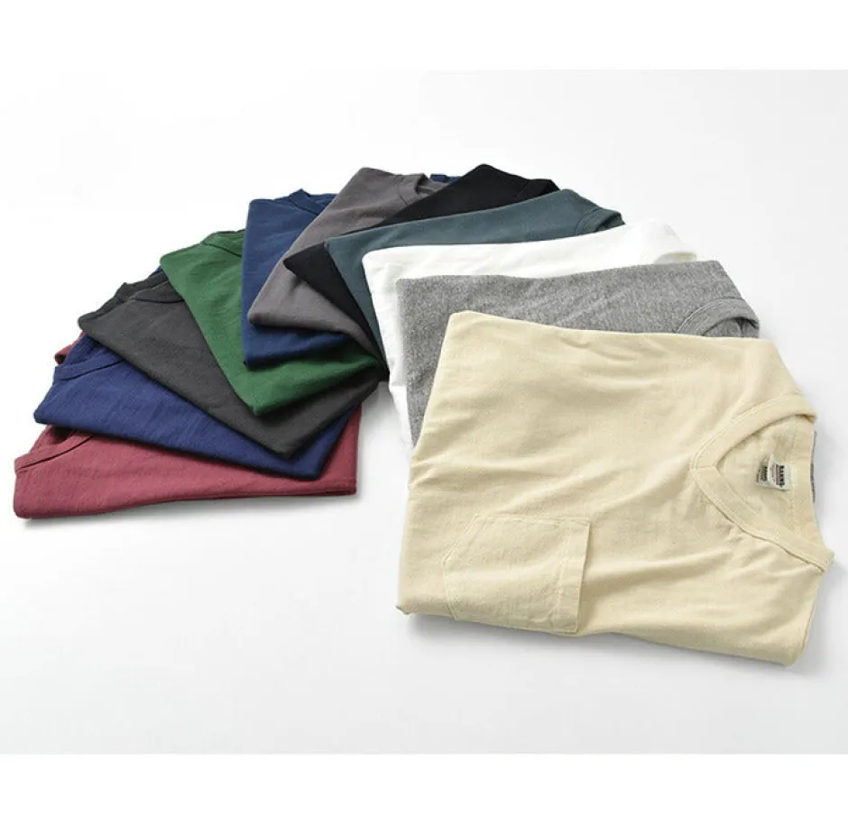 T-Shirts^BARNS / BR-1101 Hanging jersey S/S V-neck