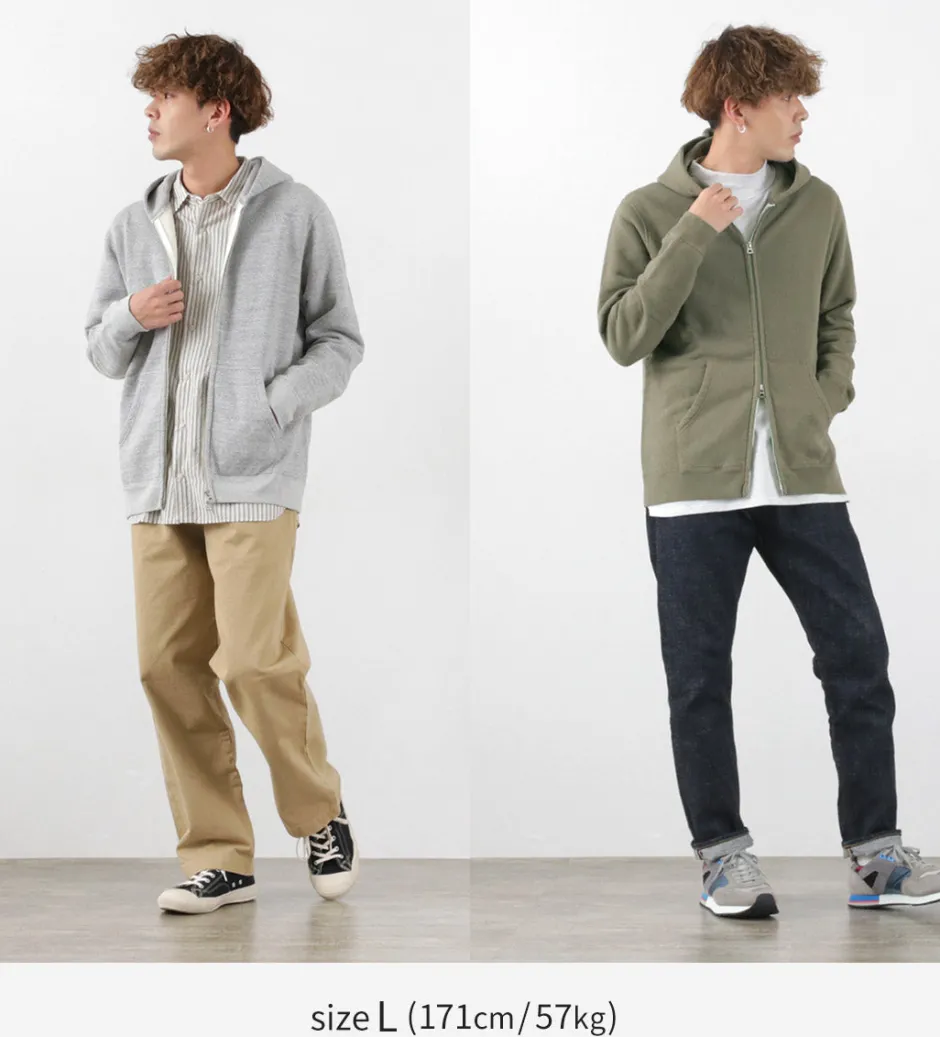 Sweatshirts^BARNS / Hanging Knits Zip Parka Sweat