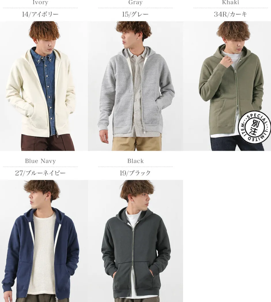 Sweatshirts^BARNS / Hanging Knits Zip Parka Sweat