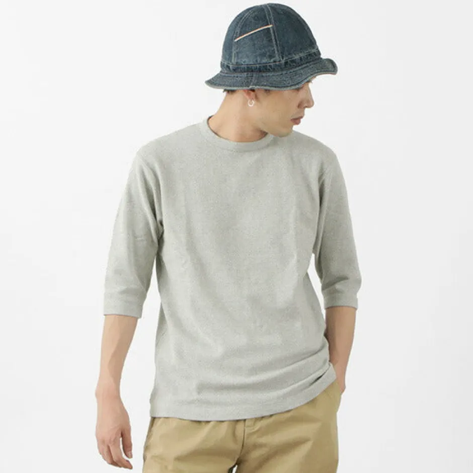 T-Shirts^BARNS / Heavy spun milled fabric 6.5/10 sleeve T-shirt