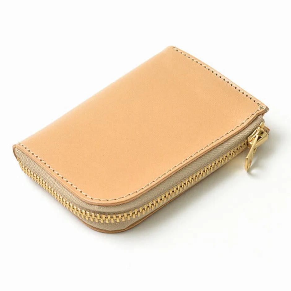 Wallets^BARNS / L-shaped zipper mini wallet