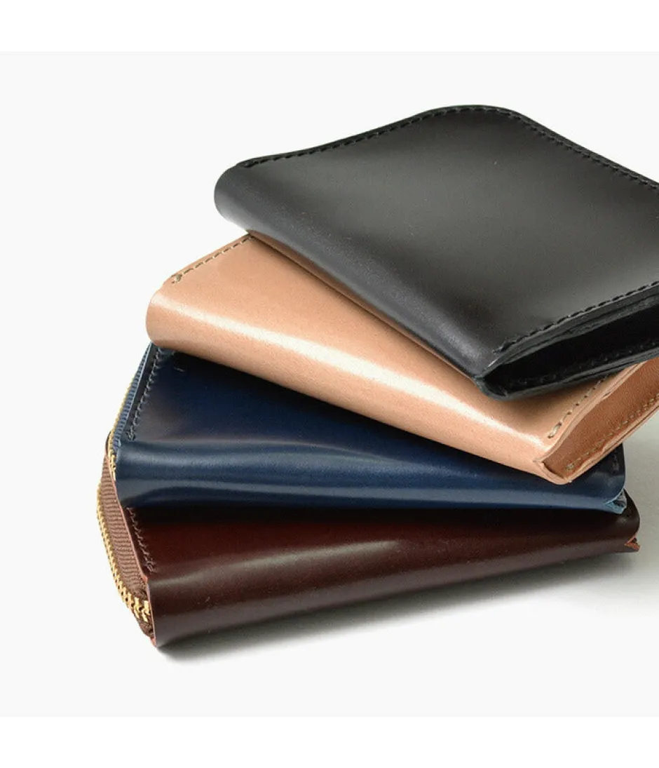 Wallets^BARNS / L-shaped zipper mini wallet