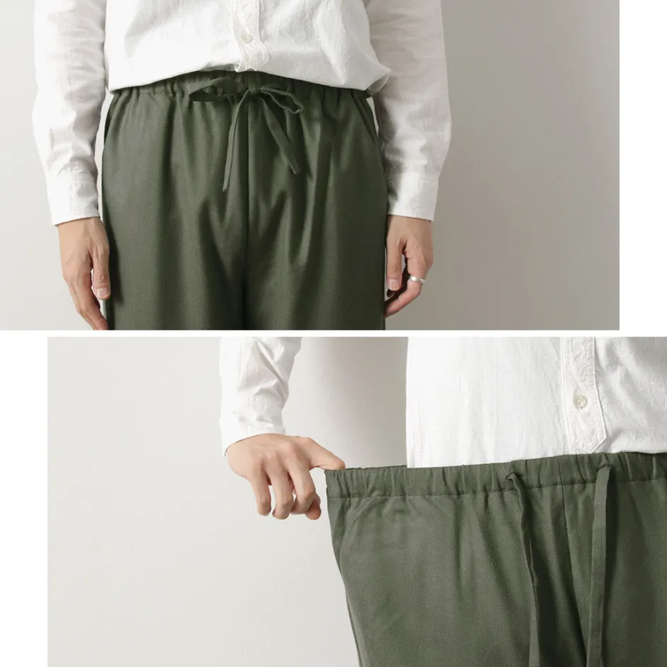 Trousers^BASISBROEK / MOREMO Wide Pants High Count Flannel