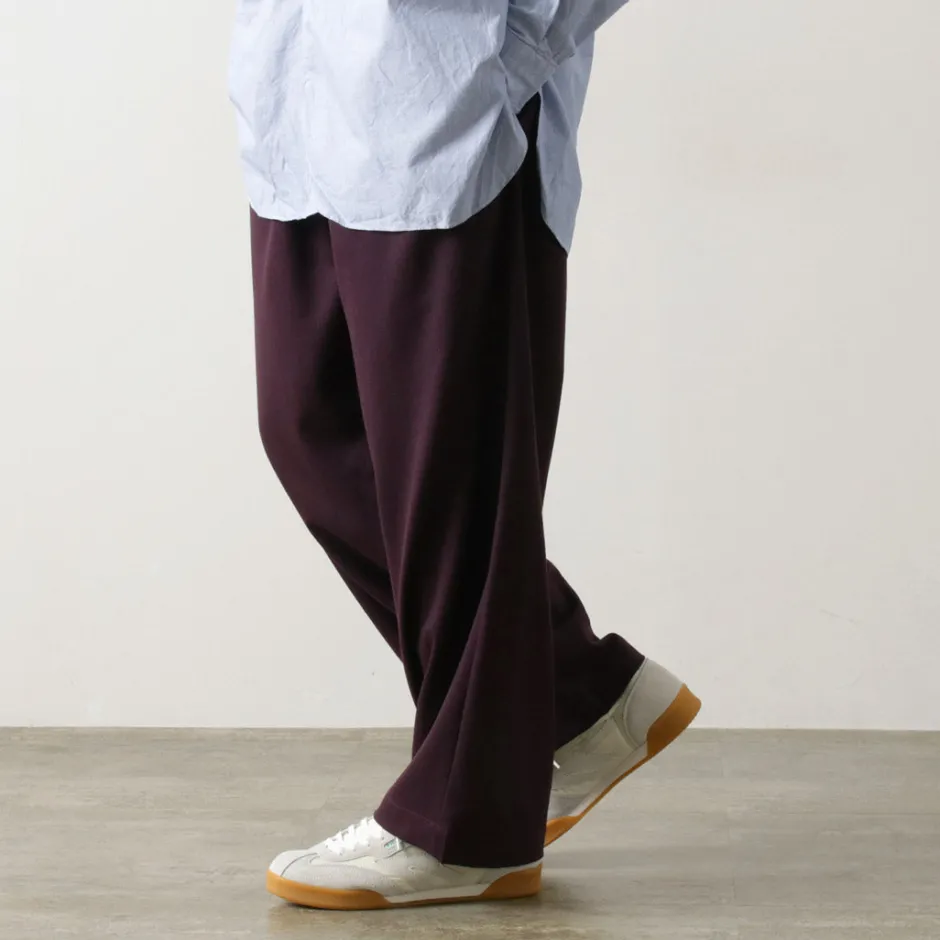 Trousers^BASISBROEK / MOREMO Wide Pants High Count Flannel