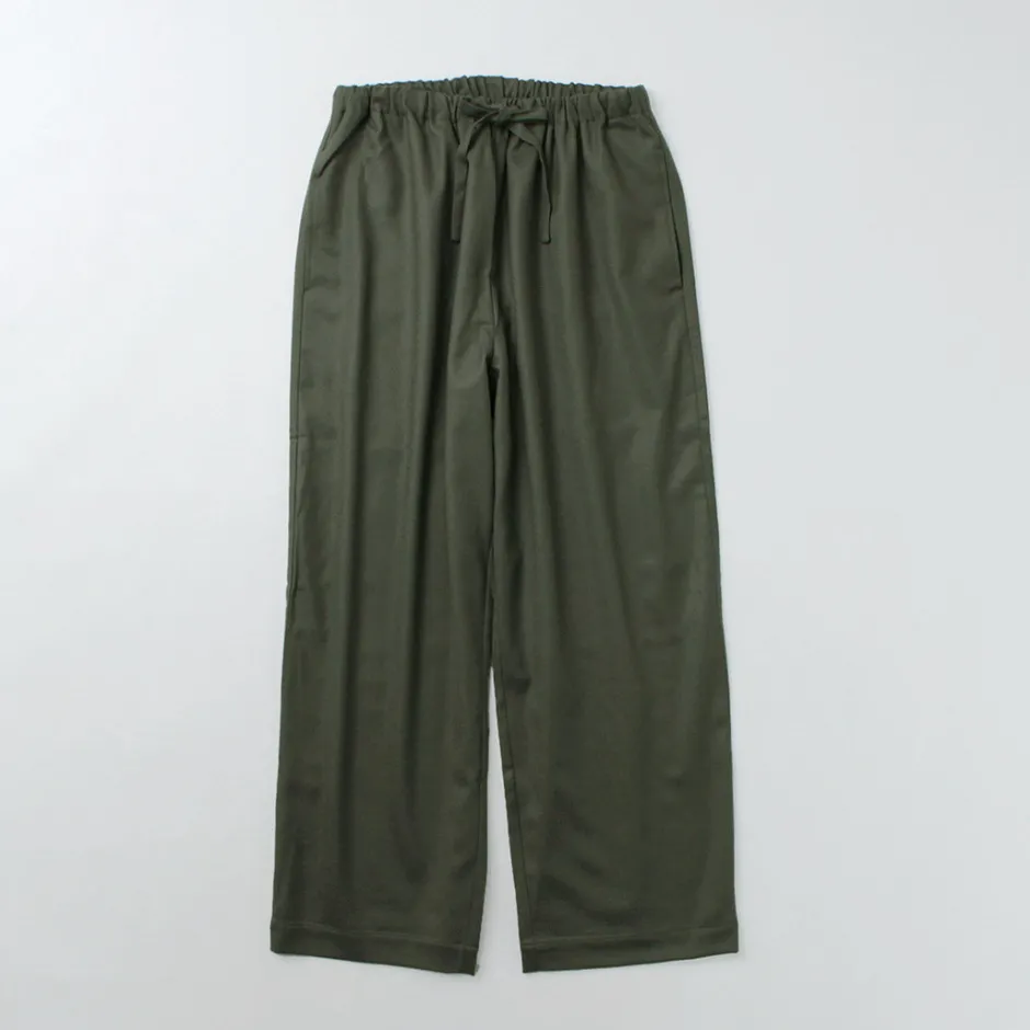 Trousers^BASISBROEK / MOREMO Wide Pants High Count Flannel
