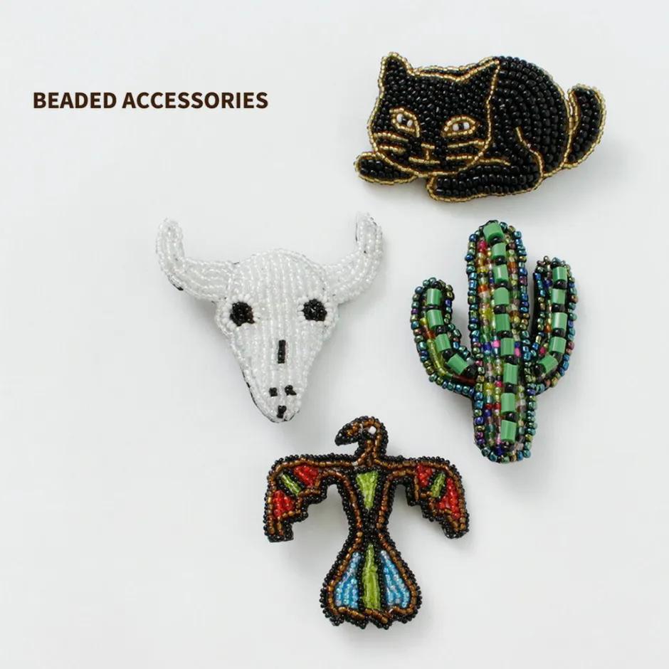 Other Goods^BEADED ACCESSORIES / Beaded pin badge M