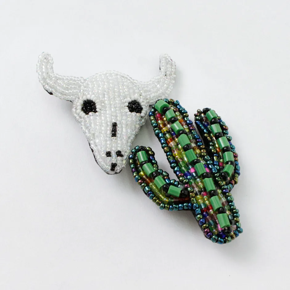 Other Goods^BEADED ACCESSORIES / Beaded pin badge M