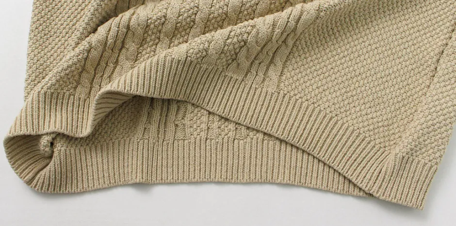 Knits^BINGHAMTON KNITTING COMPANY / Fisherman Pullover Cotton Knit