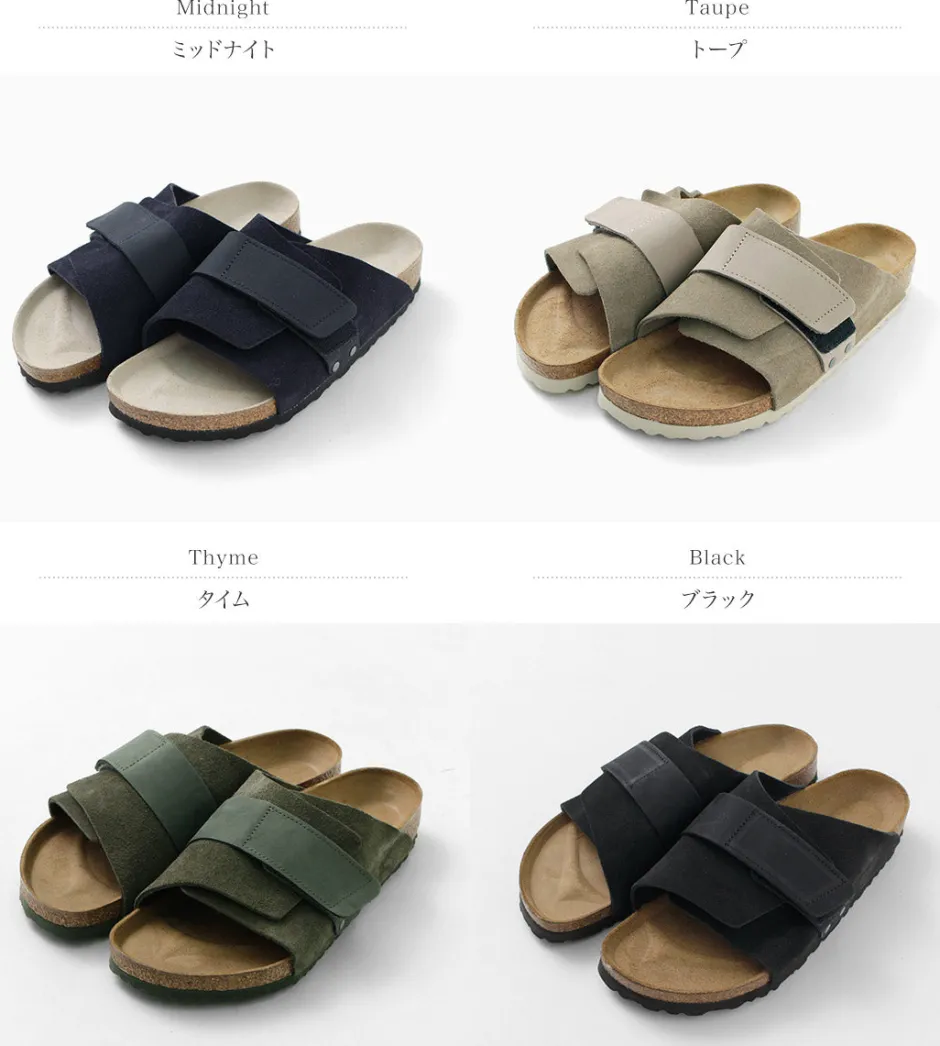 Sandals^BIRKENSTOCK / Kyoto Sandals Nubuck Leather Suede