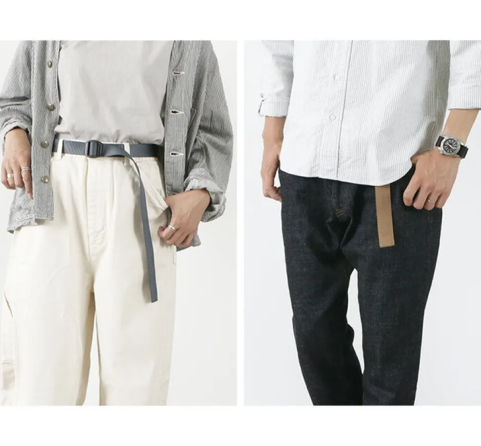 Belts^BISON / Webbing Belt 30mm Plain Nylon Belt