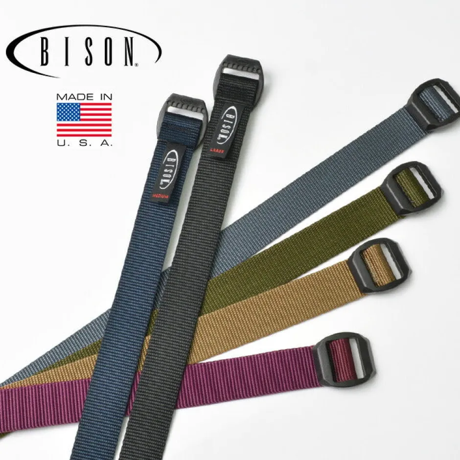Belts^BISON / Webbing Belt 30mm Plain Nylon Belt