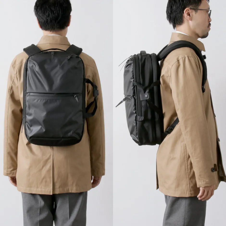 Backpacks^BLACK EMBER / Rectangle 2-way pack black
