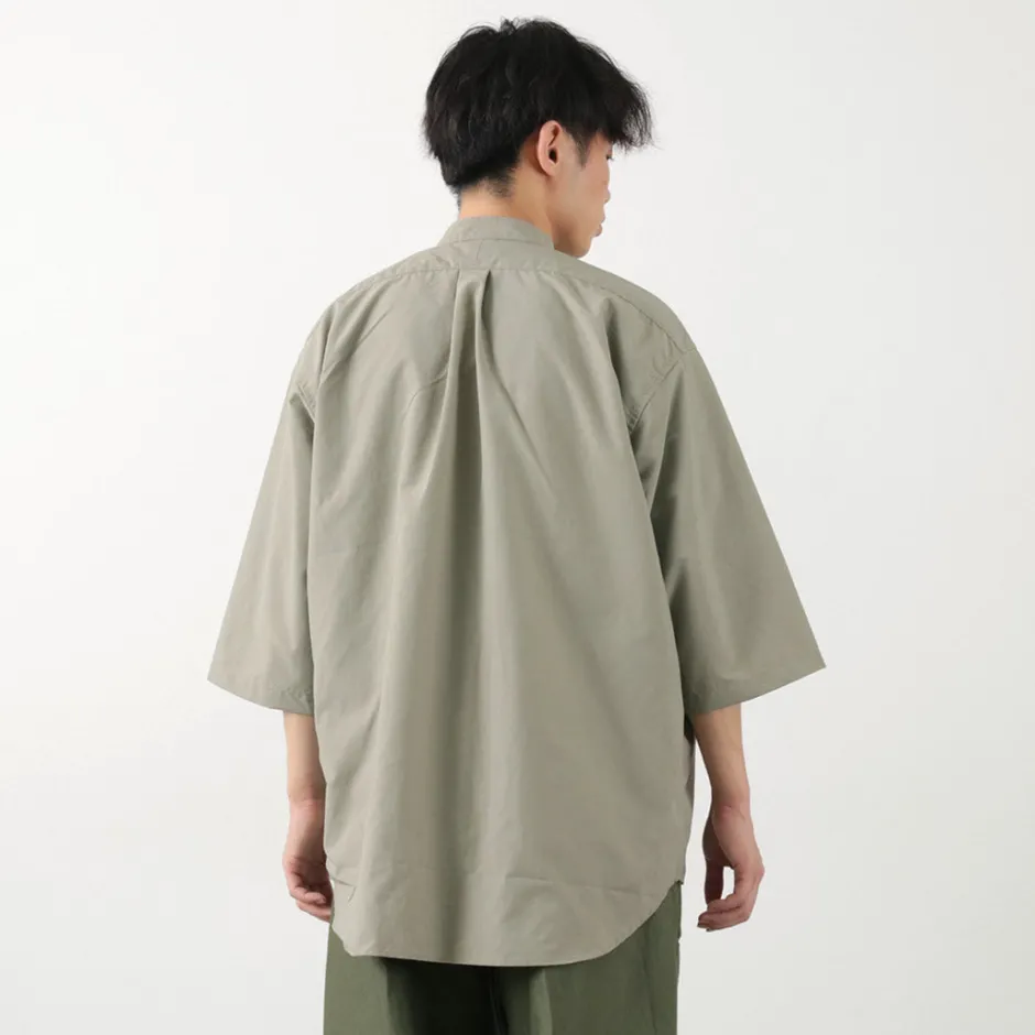 Shirts^BURLAP OUTFITTER / 7/10 Sleeve Band Collar Shirt